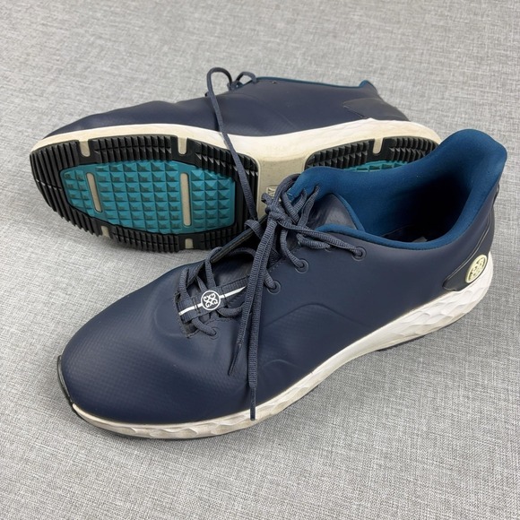 G/FORE Other - G/FORE Gallivanter Golf Shoes Mens 14 Navy Blue Waterproof Spikeless GMF20EF26